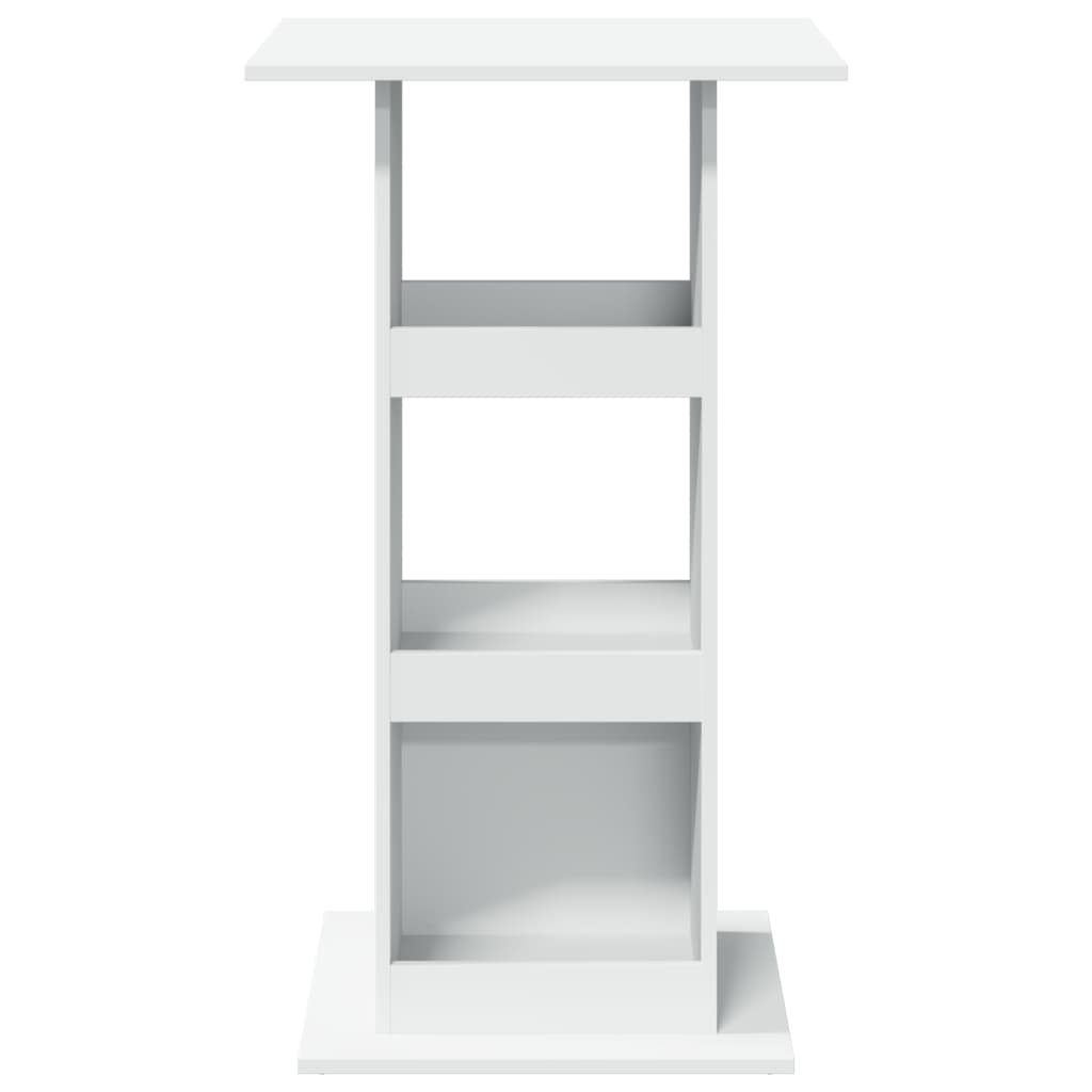 DEvidaxl Vidaxl Bar Table with Shelves White